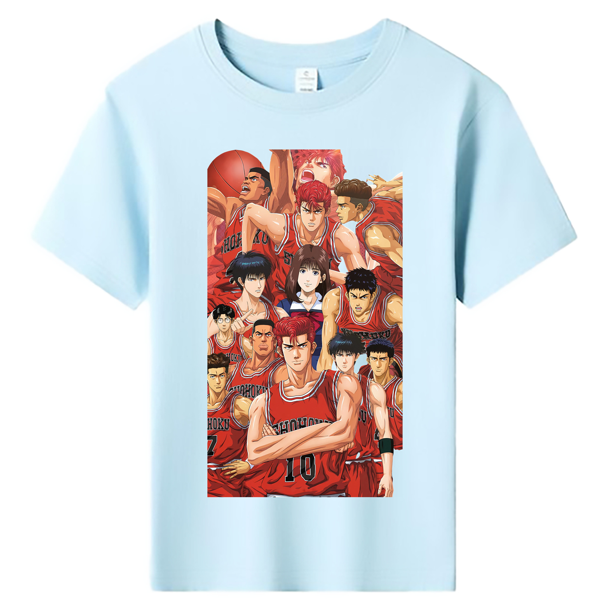 （画像用） SLAM DUNK／スラムダンク 綿100％キッズTシャツ（フロントプリント）